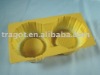 Plastic cake tray