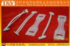 Plastic carton handle