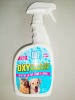 Plastic detergent spray bottle