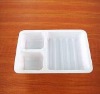 Plastic fast food tray