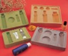 Plastic flocking blister clamshell tray (A-409)