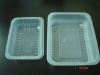 Plastic fruit packaging tray