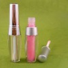 Plastic lip gloss wand container