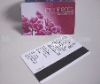 Plastic magnetic stripe door card