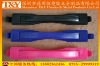 Plastic packing color box handle