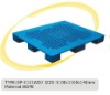 Plastic pallet with six runners single face heavy duty plastic pallet