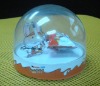 Plastic snow globe, beautiful for gift .