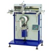 Pneumatical cylindrical silk screen machine