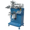 Pneumatical cylindrical silk screen machine