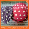 Polka dots baking cups for cupcake