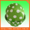 Polka dots cake holder, paper cake cases