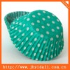 Polka dots paper baking moulds