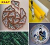 Polyester screen printing for printing PCB