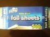 Pop-up Foil Sheets for Kitchen Use