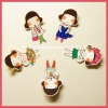 Popular die cut cartoon sticker to kids