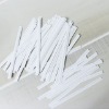 Pre-cut White Paper twist ties/wire ties