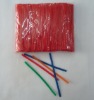 Pre-cut plastic twist ties