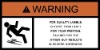 Print adhesive warning label with 11 years experience