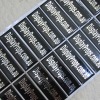 Printed Silver Chrome Graphic,Release Liner,Adhesive Epoxy Resin Sticker