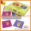 Printed color box for finger card