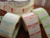 Printed labels and tags