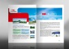 Printing advertising brochures