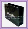 Printing kraft paper bag with ribbon matching shoes and clothing packaging