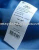 Printing satin barcode label