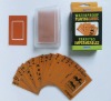 Promotional plastic playing cards with plastic box and full color printing