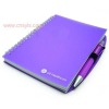 Purple Notepad With Pen