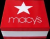 Red Macy's gift paper box