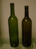 Red wine glass bottle