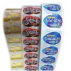 Roll self-adhesive paper food label