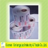 Roll thermal paper label printing with round corner