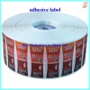 Roll waterproof  adhesive label