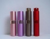 Rotary perfume bottle Aluminum perfume atomizer sprayer