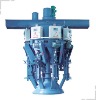 Rotary type cement packer