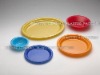 Round Colorful Plastic Party Plate