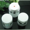 Round Cream airless jars with vacuum pump