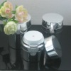 Round acrylic cream jars with airless pump