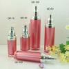 Round acrylic lotion bottles with spray pump