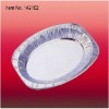 Round disposable household kitchen food aluminum foil container pan