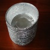 Round oblong disposable food aluminium foil container