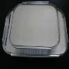 Round oblong rectangle shape disposable food aluminium foil container