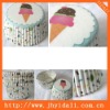 Round paper baking cups