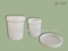 Round plastic container with lid JB-092