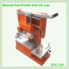 S SYC-120 orange manual pad printer machine