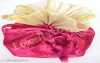 SATIN POUCH WITH NET