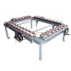 Screen fabric pneumatic stretching machine