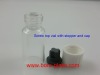 Screw top vial with stopper and cap